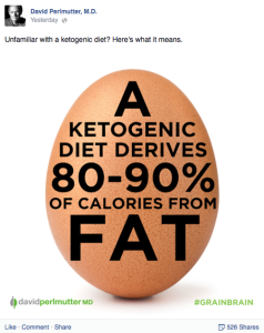 ketogenic diet is 80-90% fat