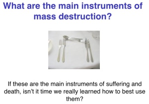 What are the main instruments of mass destruction?
