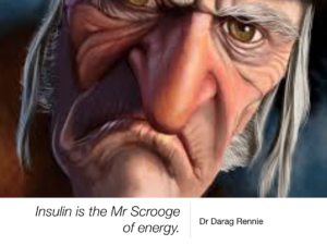 Insulin is the Mr Scrooge of Energy